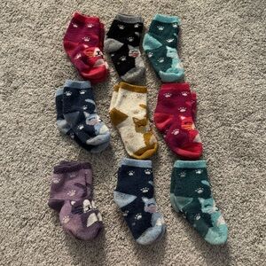 Cozy Kids Animal Print Socks - Multi-Color Pack